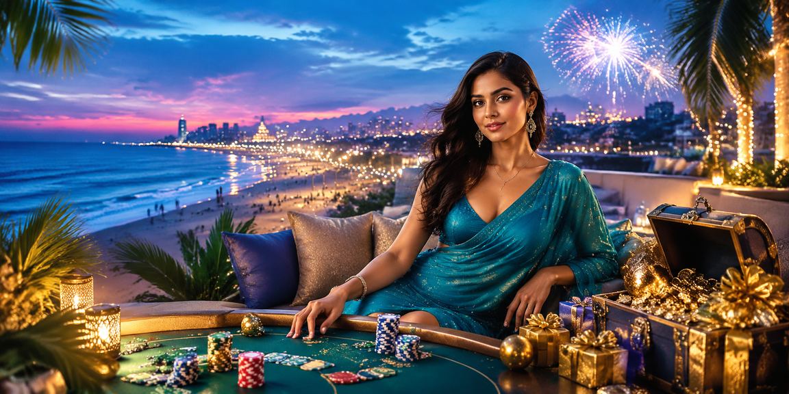 Chennai Marina beach with betting on cricket